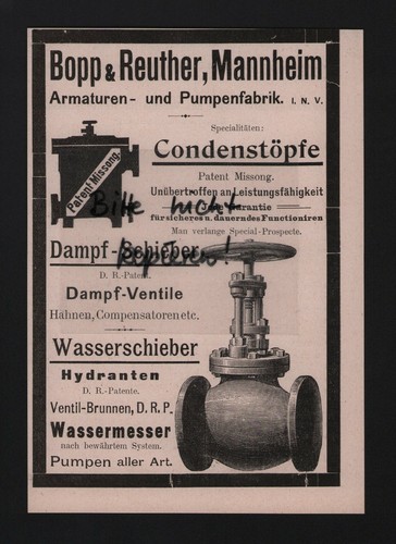 Mannheim werbung 1895 - mannheim,, 1895,