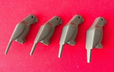 4 x LEGO Papagei grau 2546