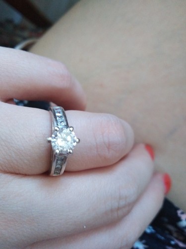 Ring solitaire 17 mm - ring, 925