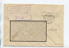 DDR Dienst ZKD Brief Helmsdorf 8.12.65 VEB Technische Industrie Erzeugnisse