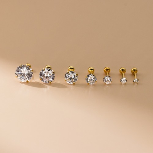 Ohrstecker schraubverschluss - ohrstecker,