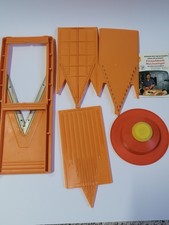 Börner Gemüsehobel Starter Set, Kartoffelschneider Orange Gemüseschneide