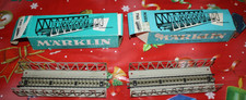 Märklin 2x  7162 Gitterbrücke Metall Spur H0