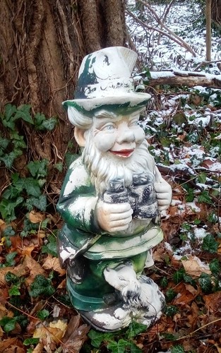Alter großer xxl gartenzwerg - großer,