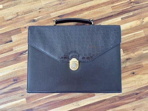 Vintage aktenkoffer braun - vintage,