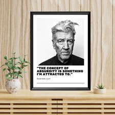 40x30 David Lynch INKLUSIVE RAHMEN Bild Druck Poster Film Kino