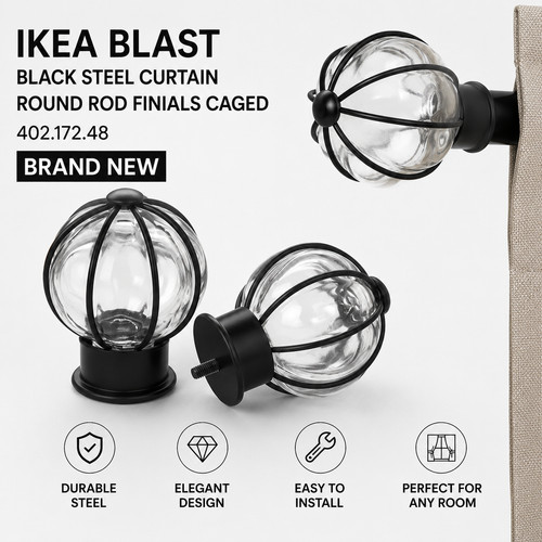 Ikea blast schwarz stahl - ikea,