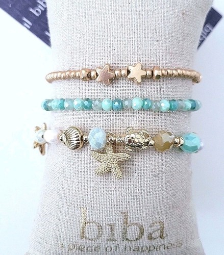 Biba 3er set - set, maritim