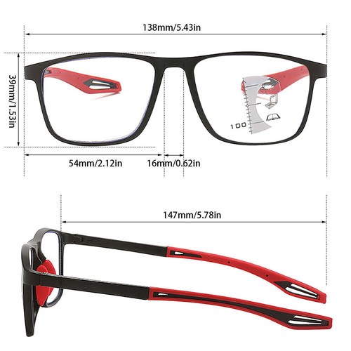 Progressive lesebrille 0 - lesebrille, +2.0-