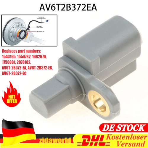 Abs sensor raddrehzahl hinten - abs,