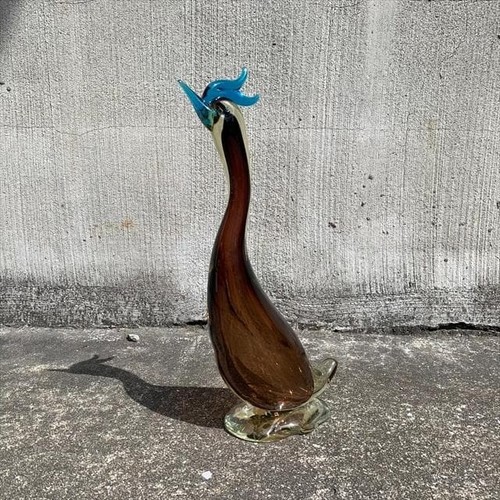 Salviati murano glas blau - salviati,