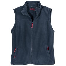 Fleece Weste Übergröße