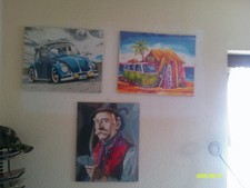 Malen nach Zahlen fertige Bilder 40 x 50 cm mit Rahmen