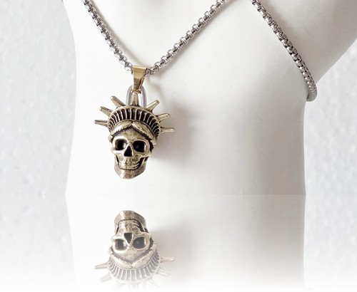 Statue liberty skull - skull,