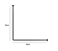 Stange Stange Duschvorhang