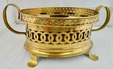 Stövchen Messing um 1820 Berlin