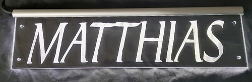 Matthias oder dein name - matthias, led
