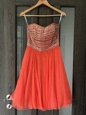 Sherri Hill Party/Abend/Abikleid  Kleid Orange Grösse 4/36