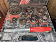 ROTHENBERGER Schneidkluppensatz im Koffer | Gewindeschneidwerkzeug | Rohrkluppe 