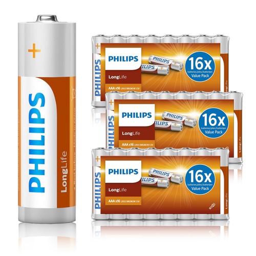 Philips aaa longlife batterien - aaa,