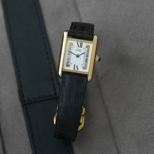 Cartier tank vermeil - cartier, ref