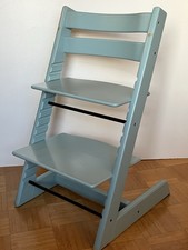 Stokke Tripp Trapp Hochstuhl Blau Aqua Kinderstuhl Newborn Set geeignet (2019)