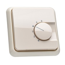 Raumthermostat inkl. Jung CD 500 Rahmen CD581 ws Fußbodenheizung (Öffner)