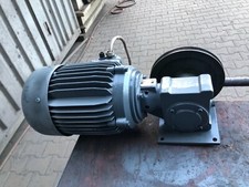 1 Getriebemotor,140 U/min.,0,6 KW , Elektromotor ,220V,Rotomatic,Wechselstrom