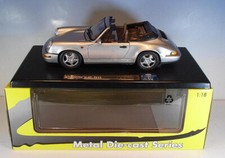 Anson 1/18 Porsche 911 Carrera 4 Cabriolet silber OVP #5405