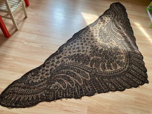 Alter mantilla schal - alter, mantilla-schal
