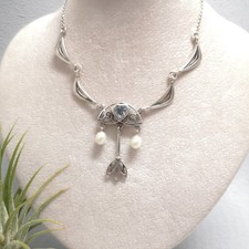Jugendstil kette aquamarin - jugendstil,