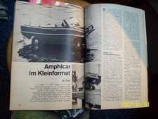 Modellbau Amphicar 3 Hefte