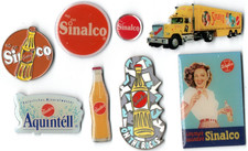 🛒Pin-Konvolut 8 Getränke Softdrinks Pins Sinalco Nosatalgie Truck Rarität🧊🥤