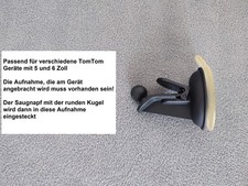 Saugnapf für TomTom GO 500 5000 510 5100 600 520 5200 620 6200 Camper Essential