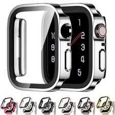 Schutz Hülle Für Apple Watch Series 10 9 8 7 6 5 Ultra 40-49 mm Case Glas Cover