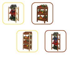Kistenständer, Holzständer, Holzkastenregal, Regal RSS Höhe 107 o. 149 cm Farben