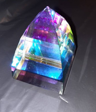 Swarovski Figur Kristall Briefbeschwerer Pyramide 7 cm. Top Zustand.