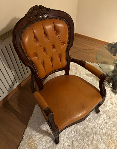 Antiker sessel holzgestell - antiker,