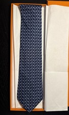 Hermes Paris Seidenkrawatte Original Vintage 7857 UA 100% SOEI