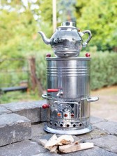 Samowar Odunlu Kömürlü 5