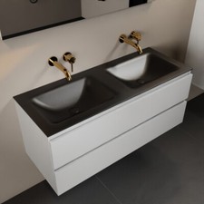 corian waschtisch set schwarz