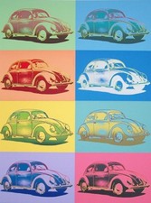 Original Siebdruck VW Käfer