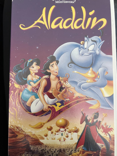 Disney aladdin vhs kassette - disney,