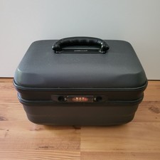 Goldenman Kosmetikkoffer Beautycase Hartschale anthrazit schwarz  *TOP* Zustand