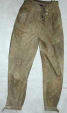 ALPHORN DAMEN LANGE LEDER HOSE GR 36 106CM LEDERHOSE TRACHTEN +FUTTER