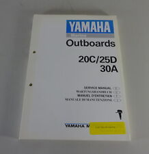Werkstatthandbuch Yamaha Außenborder 20C / 25D / 30A Stand 06/1990