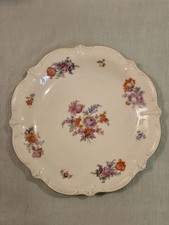 Schumann Bavaria Porzellanteller Ø ca. 30 cm – Blumenmotiv, Vintage, Wandteller