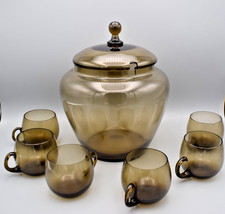 Bowle Set, Rauchglas , Design