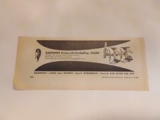 Original Werbeanzeige Rabewerk
