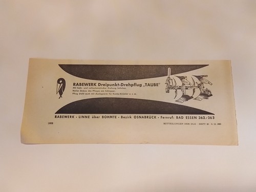 Original werbeanzeige rabewerk - original,